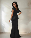 Belvari™️ Off-Shoulder Bodycon Maxi Dress