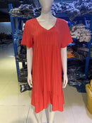 Vintage Solid Elegant Women Dress