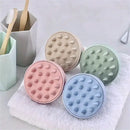 Multi-functional bath brush for all hair care needs.