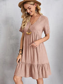 Vintage Solid Elegant Women Dress