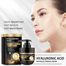 Facial cream with hyaluronic acid that minimizes pores.