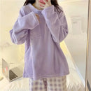 Fleece Thick Warm Women's Pajamas Set Winter