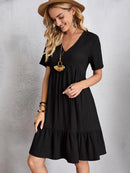 Vintage Solid Elegant Women Dress