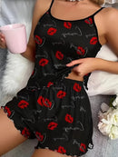 New Women's Leopard Print Printed Suspender