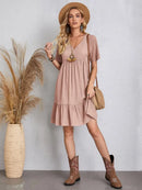 Vintage Solid Elegant Women Dress
