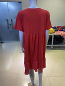 Vintage Solid Elegant Women Dress