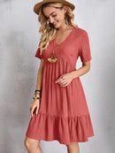 Vintage Solid Elegant Women Dress