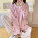 Autumn Winter Women's Flannel Pajama