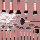 set of women's brushes