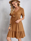 Vintage Solid Elegant Women Dress