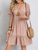 Vintage Solid Elegant Women Dress