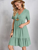 Vintage Solid Elegant Women Dress