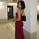 Hugcitar Black Strapless Long Sleeve Sexy