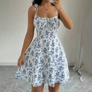 Women's Summer Floral Spaghetti Strap Beach